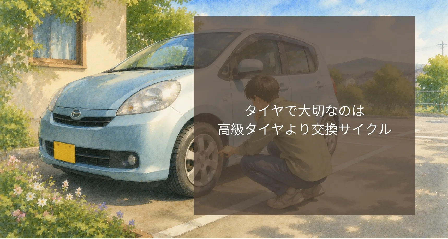 タイヤで大切なのは高級タイヤより交換サイクル