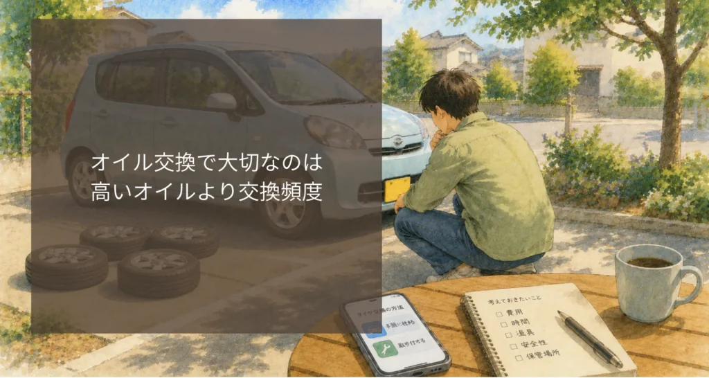 タイヤ履き替えは自分でやる？お店に任せる？