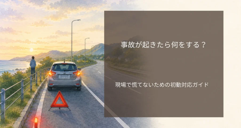 事故が起きたら何をする？｜現場で慌てないための初動対応ガイド