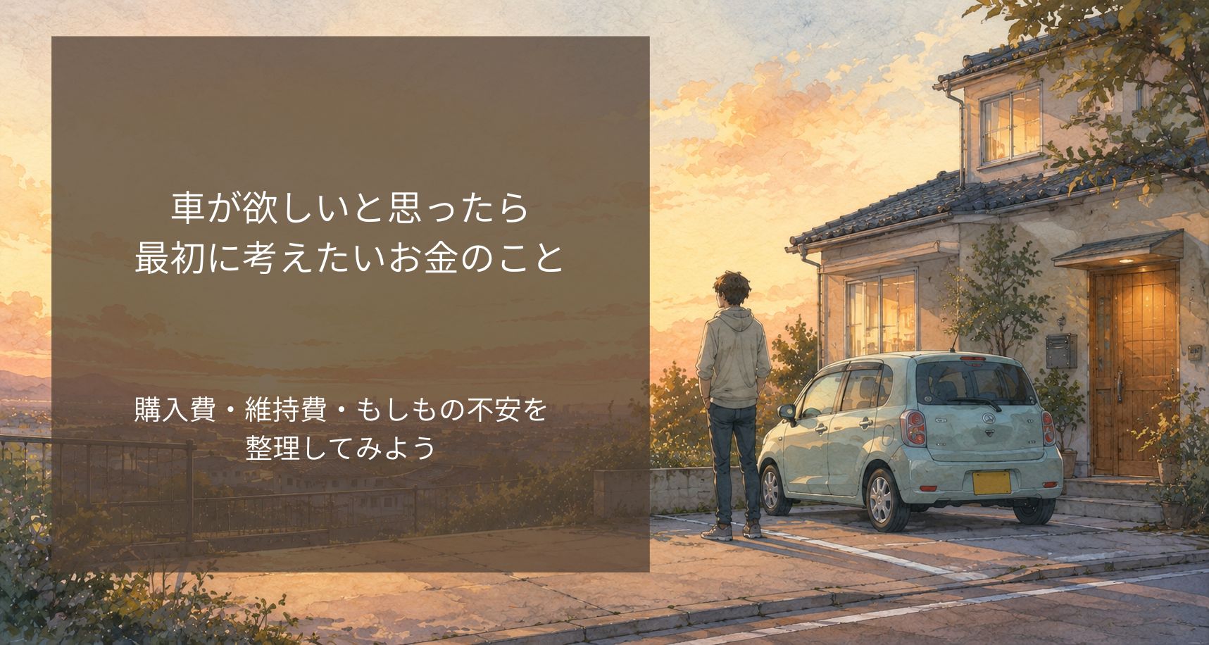車が欲しいと思ったら最初に考えたいお金のこと｜購入費・維持費・もしもの不安を整理してみよう